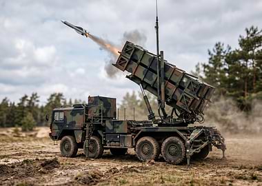 Missile Launch from Military Vehicle