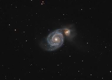 Whirlpool Galaxy and Companion