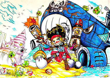 Maplestory pirate inked