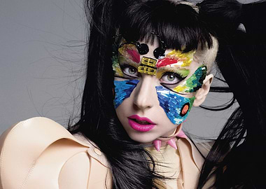 Lady Gaga Butterfly Makeup