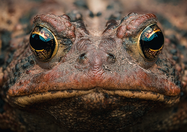 Close-up of a Toad's Face