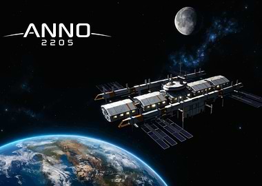 Anno 2205 Space Station Art