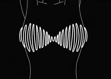 Abstract Waveform Art. Arctic Monkeys