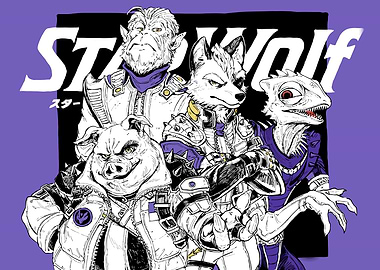 Star Wolf Team Landscape Game Art