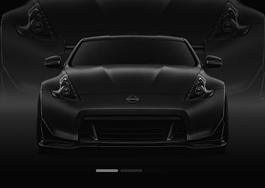 Dark Nissan 370Z concept