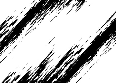 Abstract Black and White Brush Strokes