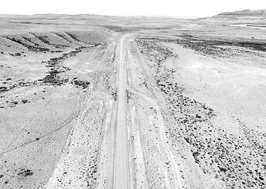 Desert Highway Landscape