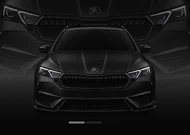 Black Skoda Octavia Combi