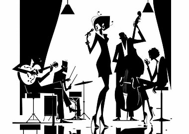 Jazz Band Performing