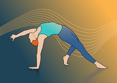 Woman in Yoga Pose
