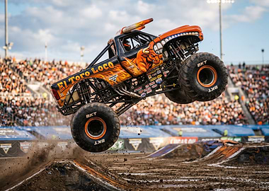 El Toro Loco Monster Truck Jump