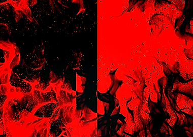 Fiery Abstract Background