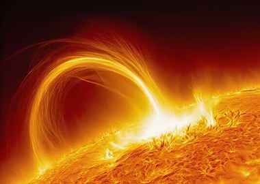 Solar Flare Eruption