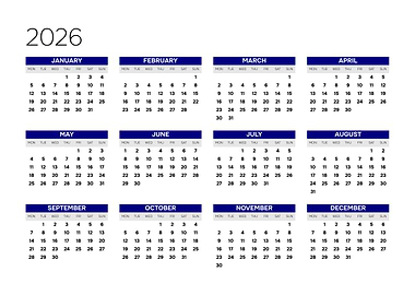 2026 Calendar