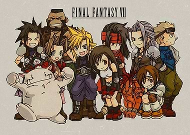 Final Fantasy VII Chibi Characters