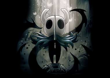 Hollow Knight Character with Sword