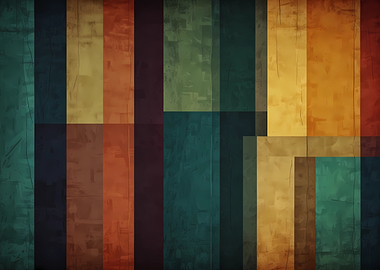 Retro Geometric Stripes
