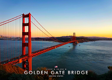 Golden Gate Bridge at Sunset