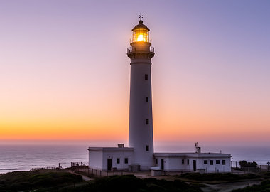 Lighthouse at Sunset