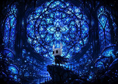 Hollow Knight in Blue Cathedral