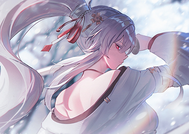 Anime Girl in Winter