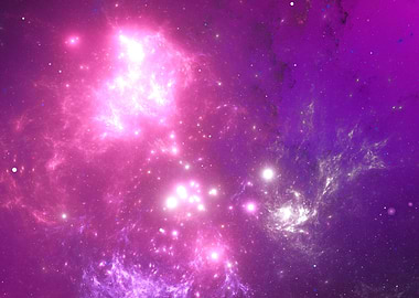 Vibrant Nebula in Deep Space