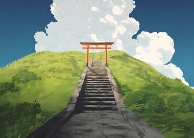 Stairway to Torii Gate