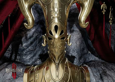 Golden Masked Figure in Remnant