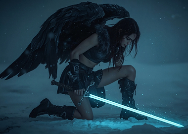 Kneeling Valkyrie