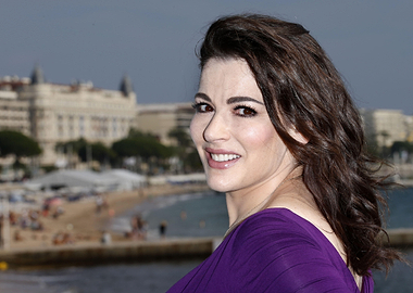 Nigella Lawson on a Beach