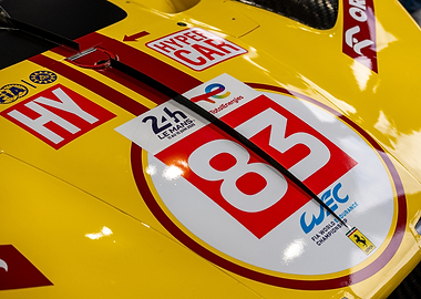 Ferrari Le Mans Hypercar Racing Car