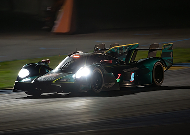 Aston Martin Valkyrie at Night