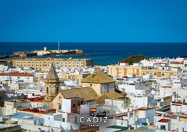 Cadiz Cityscape with Ocean View