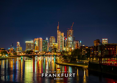 Frankfurt Skyline at Night