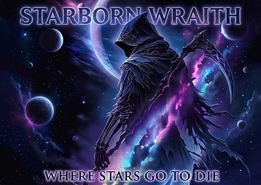 Starborn Wraith in Cosmic Nebula