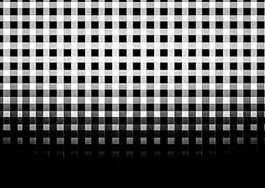 Black and White Gingham Pattern