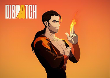 Dispatch Abstract Flambae Poster