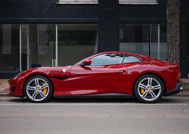 Ferrari Portofino Side View