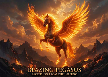 Blazing Pegasus Ascension from the Inferno