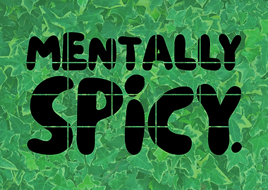 Mentally Spicy Text Art