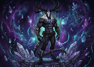 Cosmic Antlered Creature