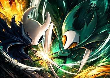 The Knight and Hornet clash