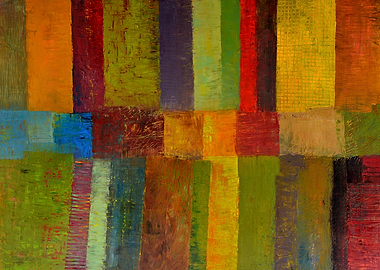 Abstract Geometric Color Blocks