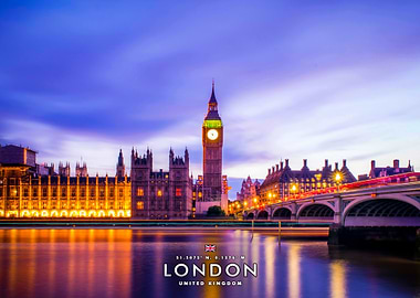 London Skyline at Dusk