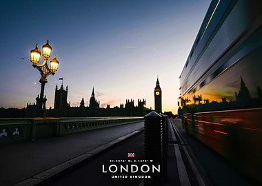 London Skyline at Dusk