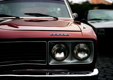 Classic Dodge Car Front