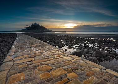 St Michael's Mount at Sunset