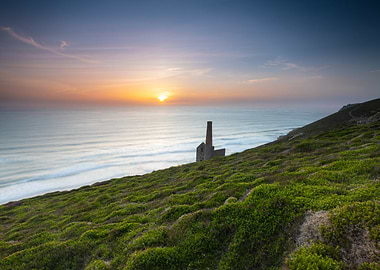 Sunset over Wheal Coates