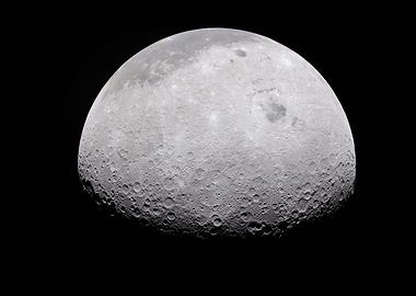 Artemis II Detailed view of the Moon