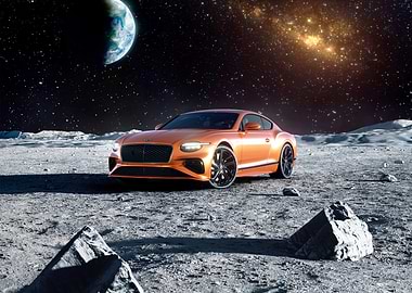 Bentley on the Moon